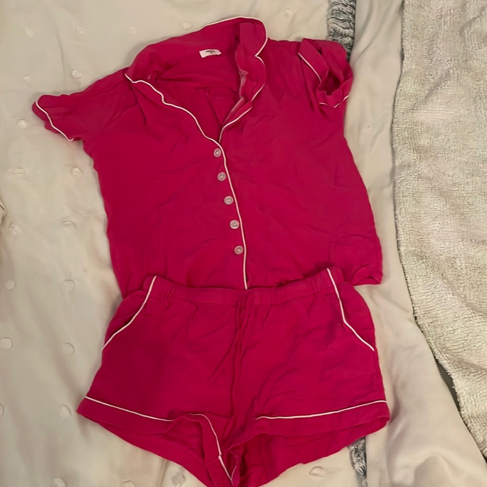 Pink Forever 21 PJ Set